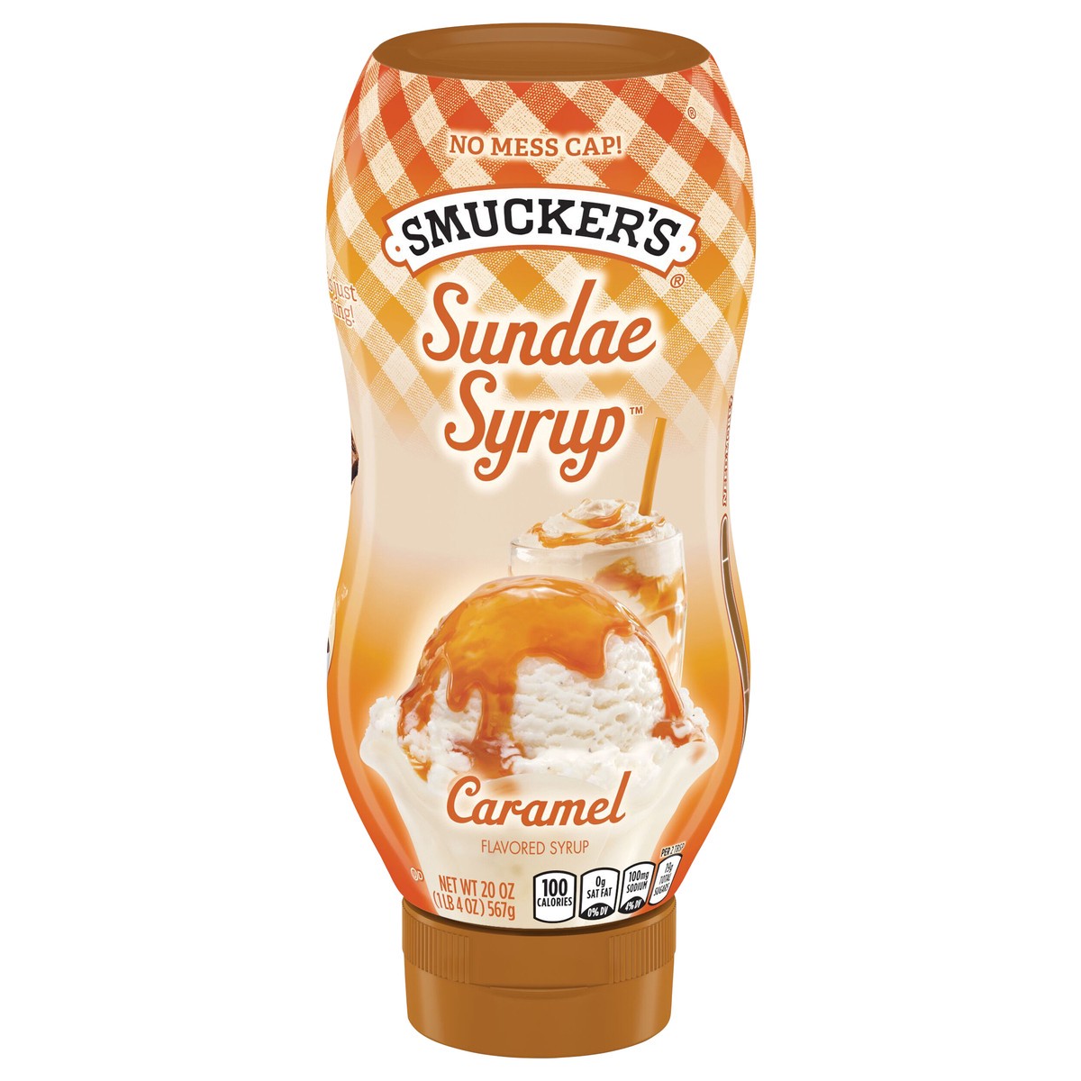 slide 1 of 7, Smucker's Sundae Syrup Caramel Flavored Syrup, 20 Ounces, 20 oz