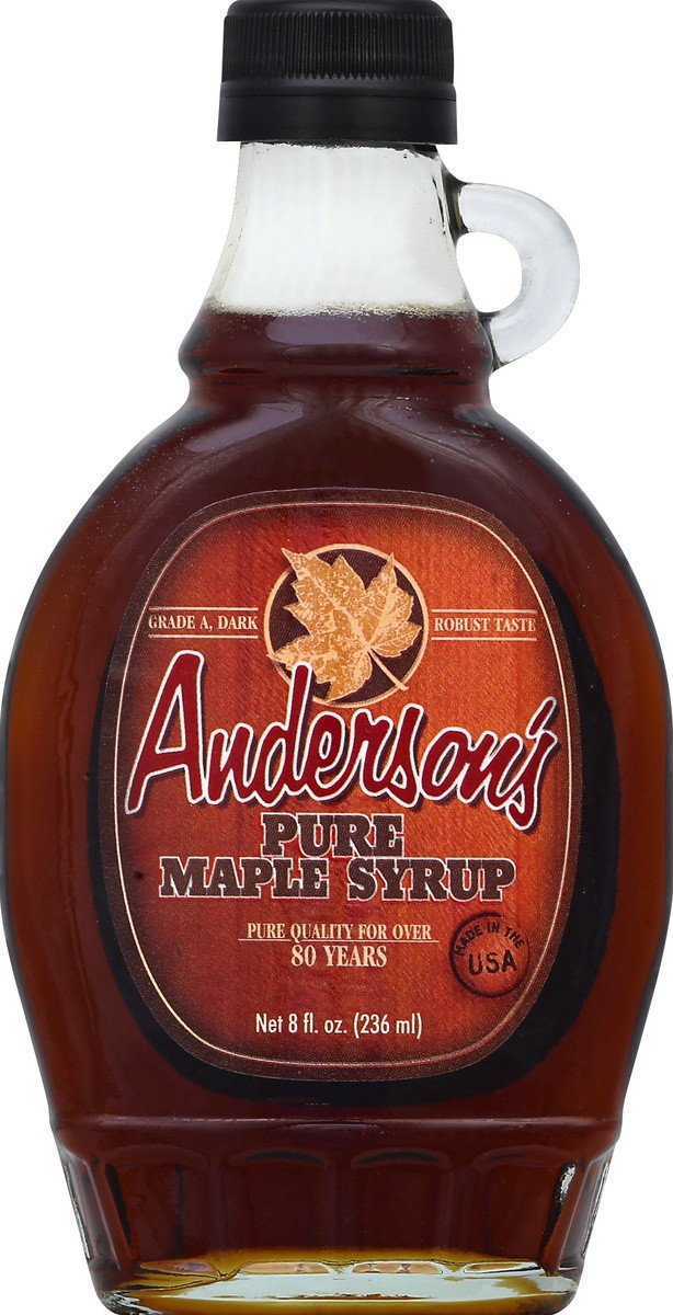 slide 2 of 2, Anderson's Pure Maple Syrup, 8 fl oz