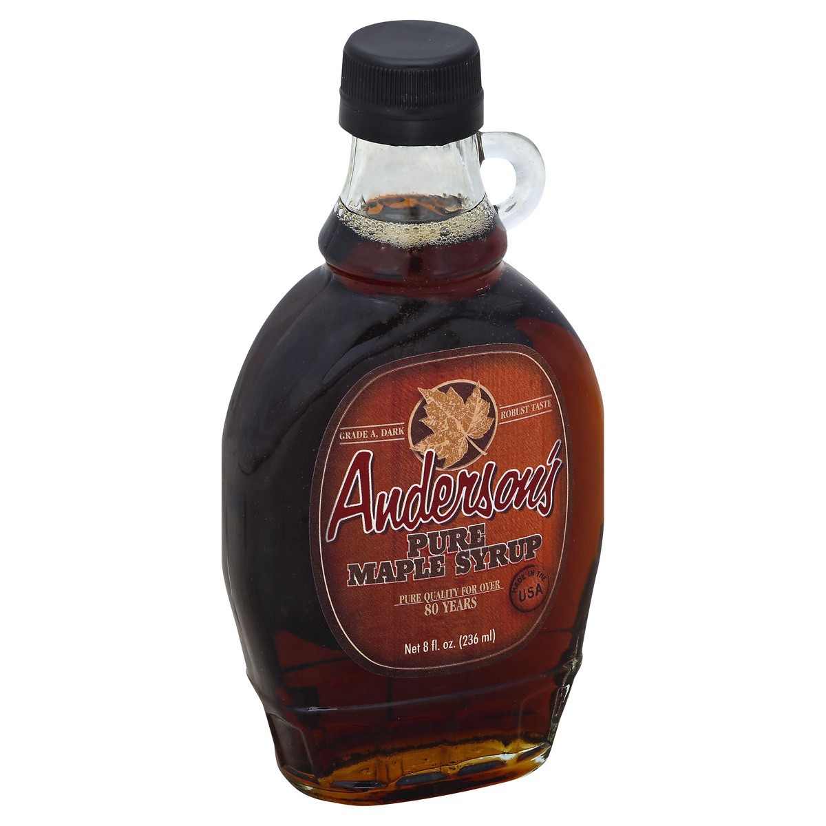 slide 1 of 2, Anderson's Pure Maple Syrup, 8 fl oz