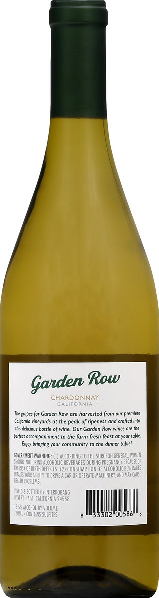 slide 10 of 11, Garden Row California 2018 Chardonnay 750 ml, 750 ml