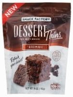 slide 1 of 1, Snack Factory Brownie Dessert Thins, 5 oz