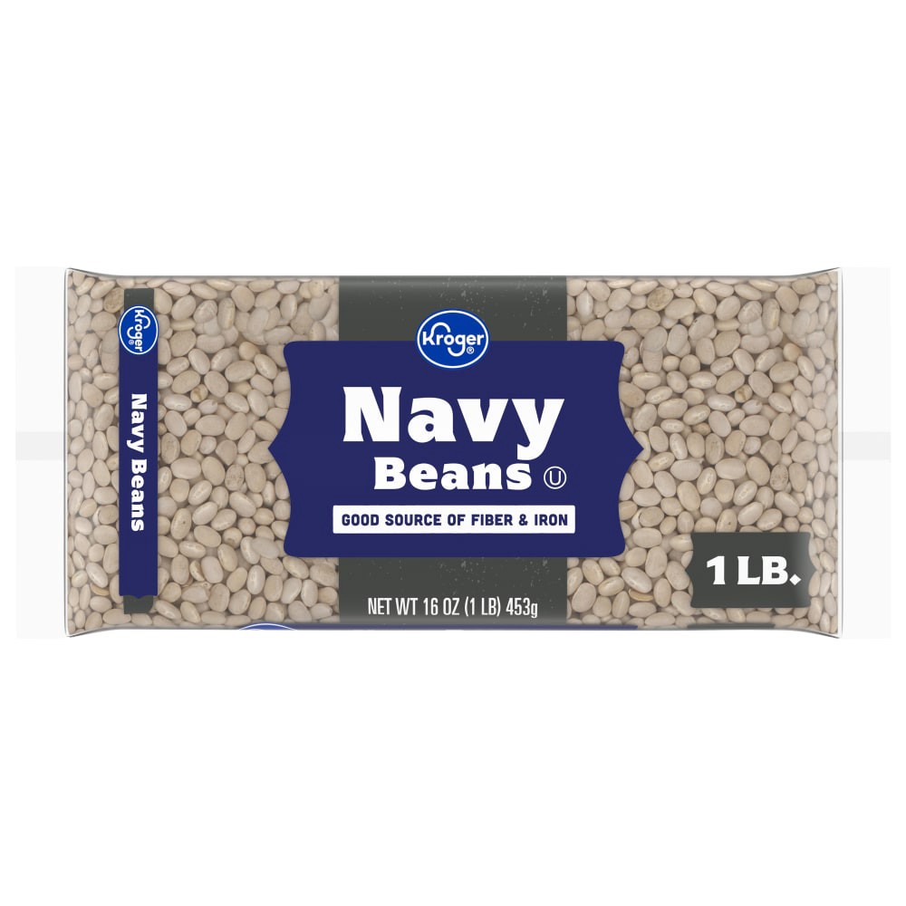 slide 1 of 2, Kroger Navy Beans, 16 oz