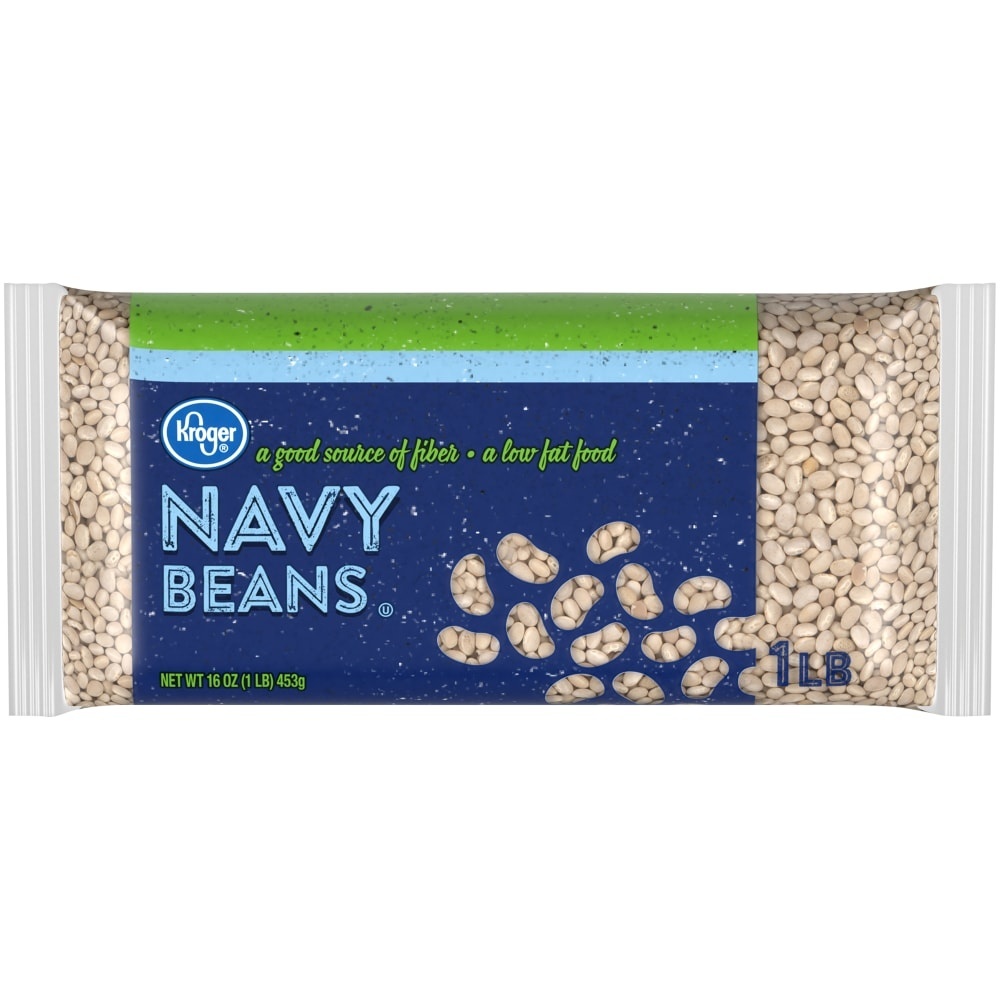 slide 1 of 1, Kroger Navy Beans, 16 oz