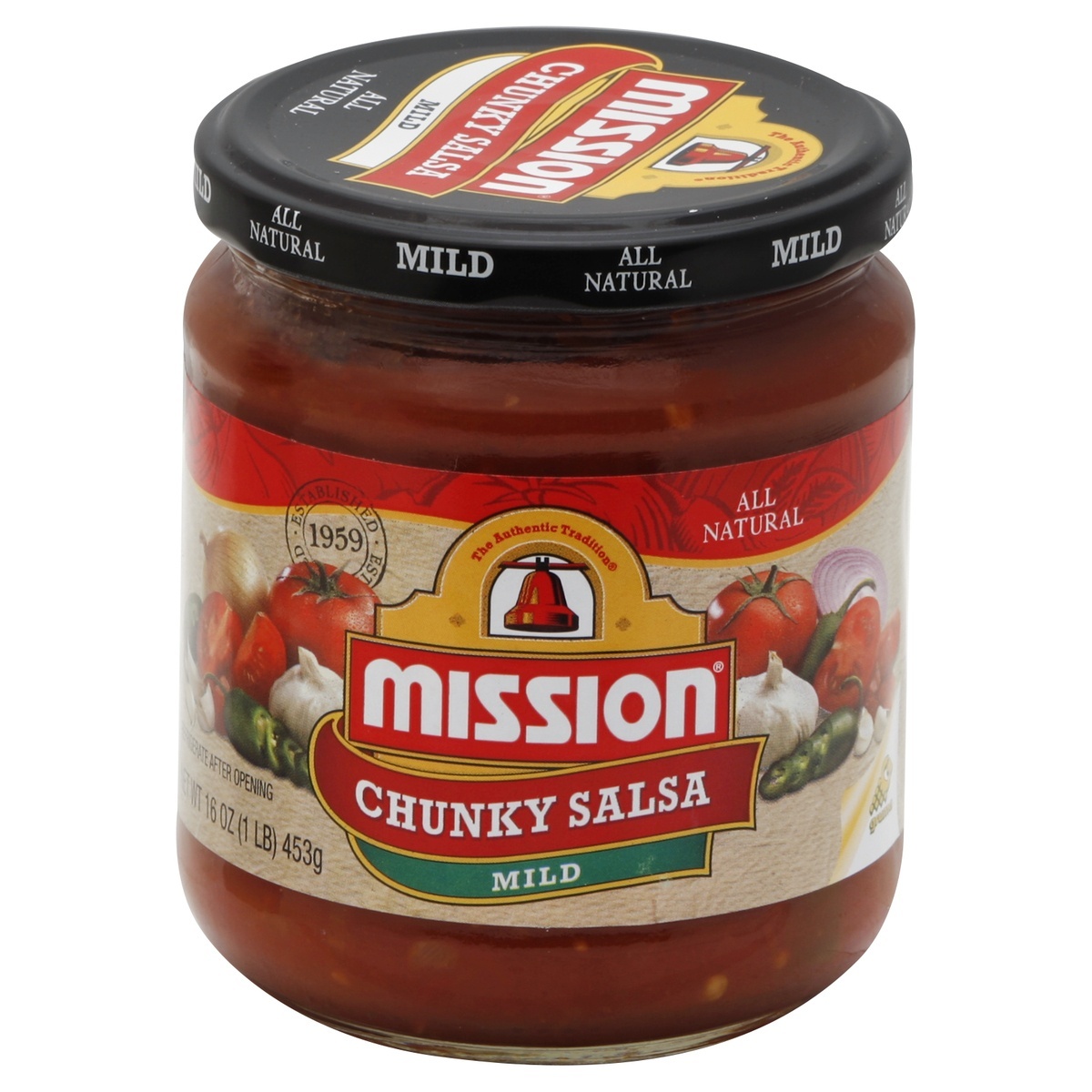 slide 1 of 2, Mission Salsa 16 oz, 16 oz