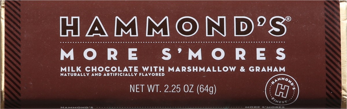 slide 4 of 14, Hammond's More S'mores Milk Chocolate with Marshmallow & Graham 2.25 oz, 2.25 oz