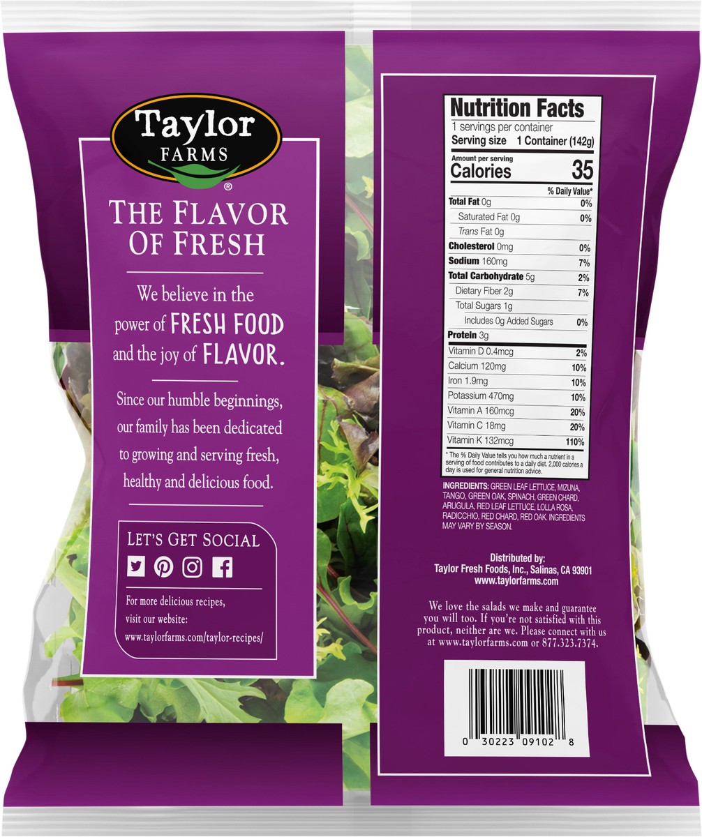 slide 2 of 6, Taylor Farms Spring Mix, 5 oz