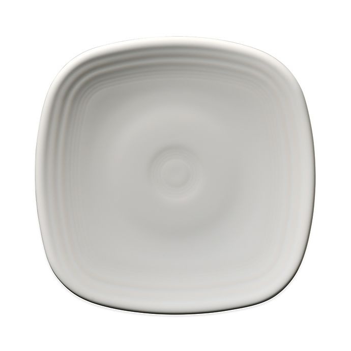 slide 1 of 1, Fiesta Square Salad Plate - White, 1 ct