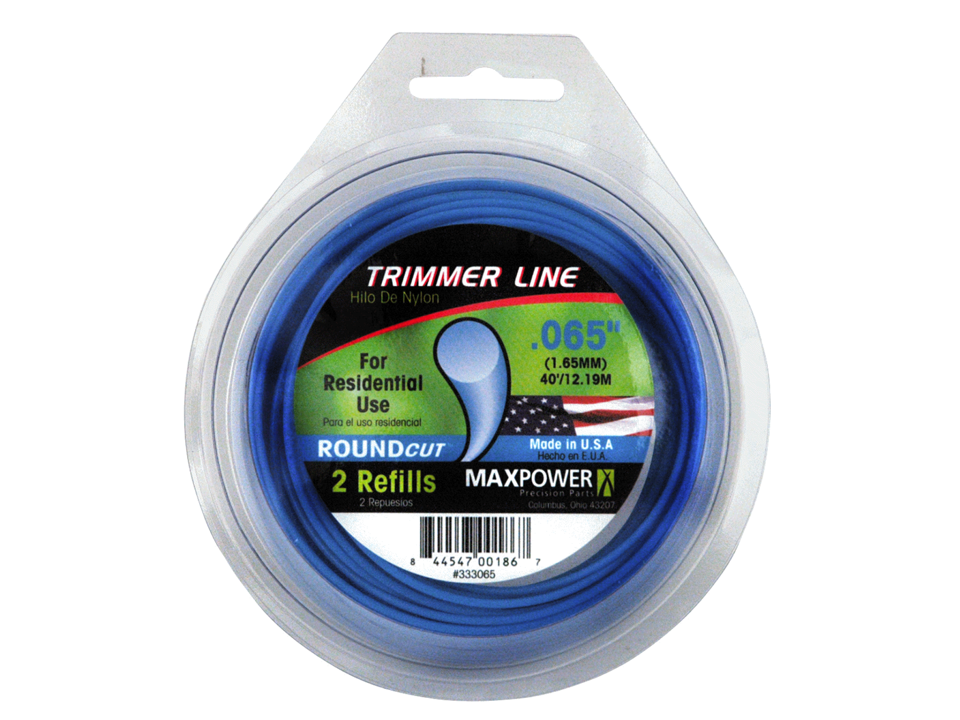 slide 1 of 1, MaxPower Round.065" Trimmer Line, 50 ft