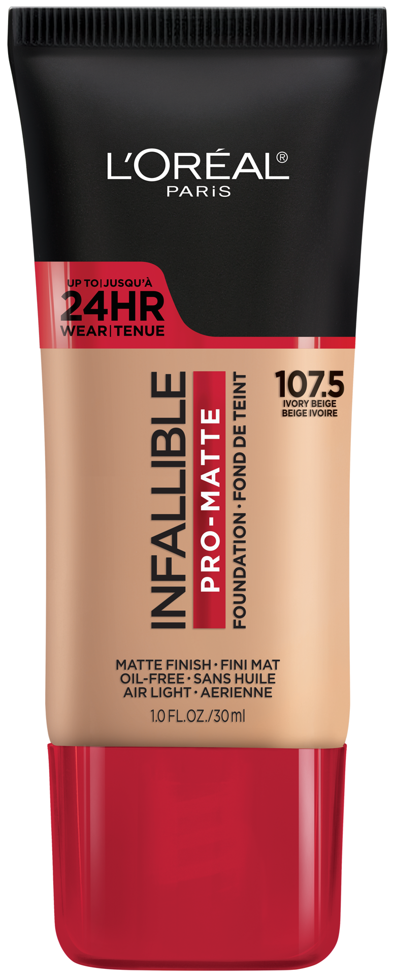 slide 1 of 1, L'Oréal Loreal Pro Matte Foundation Ivory Beige, 1 oz
