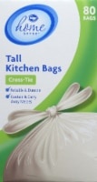 slide 1 of 1, Kroger Home Sense Tall Kitchen Bag, 80 ct