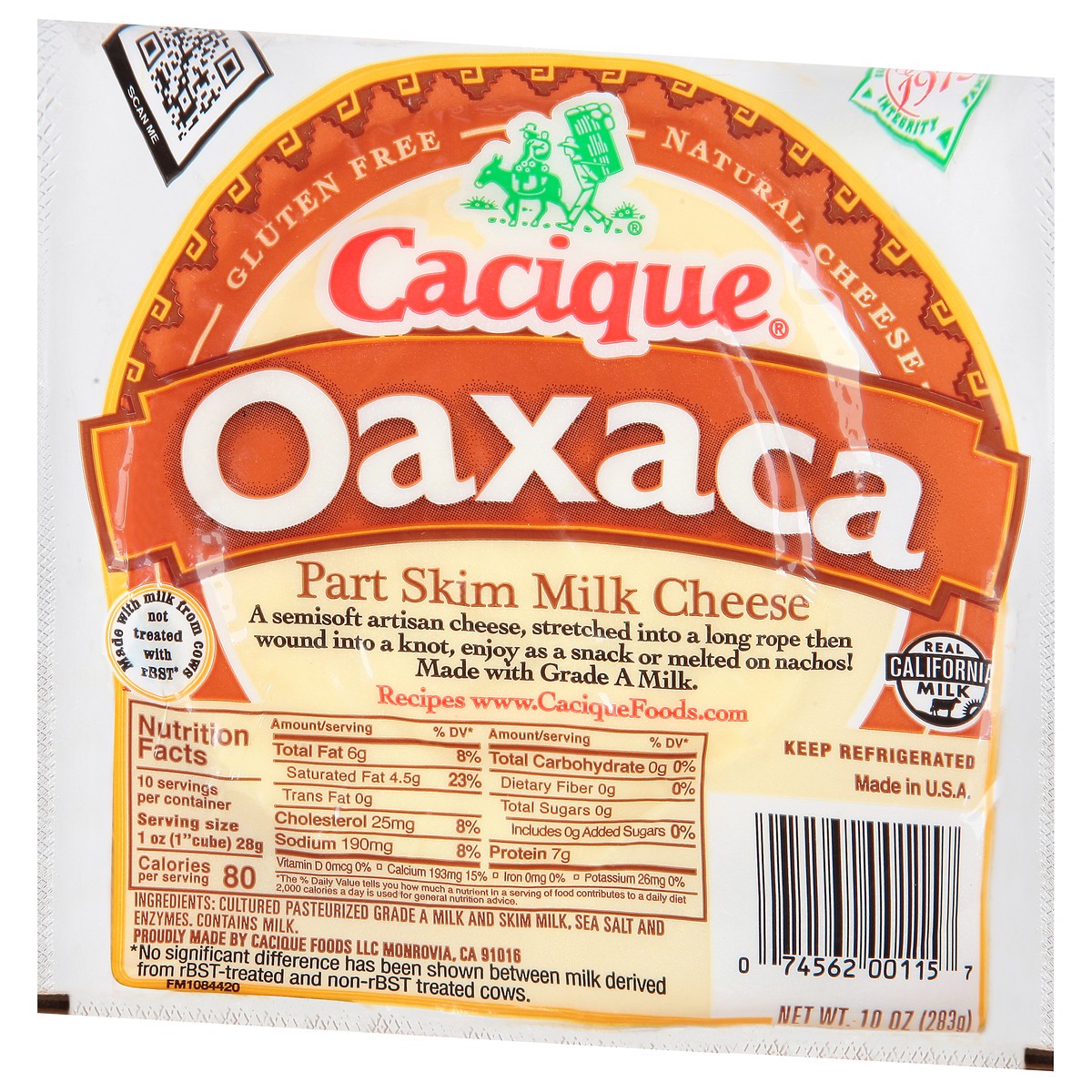 slide 3 of 9, Cacique Oaxaca Cheese, 10 oz