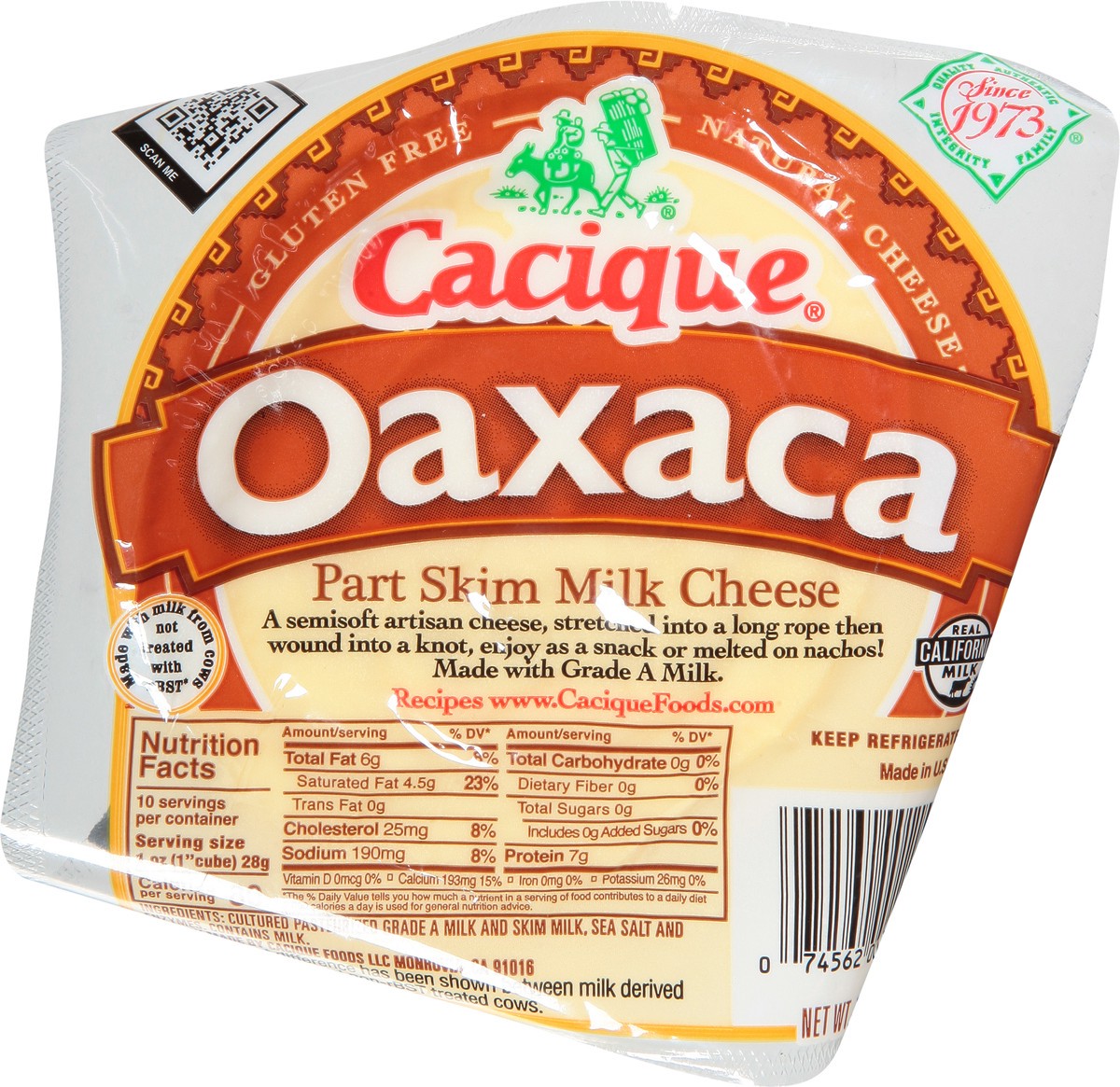 slide 6 of 9, Cacique Oaxaca Cheese, 10 oz