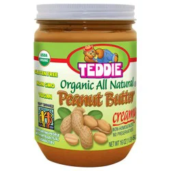 Teddie Organic Natural Creamy Peanut Butter