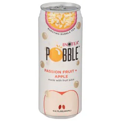 Inotea Pobble Bursting Passion Fruit + Apple Bubble Tea 16.6 fl oz