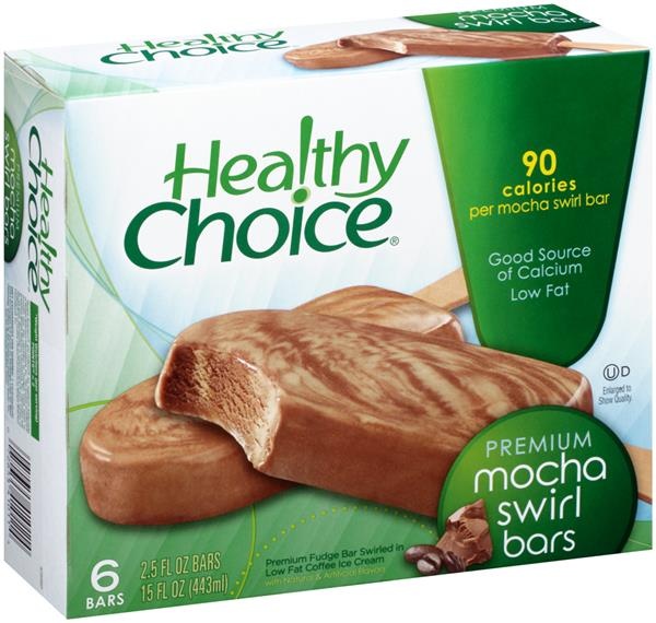 slide 1 of 1, Healthy Choice Premium Mocha Swirl Bars , 6 ct; 2.5 fl oz