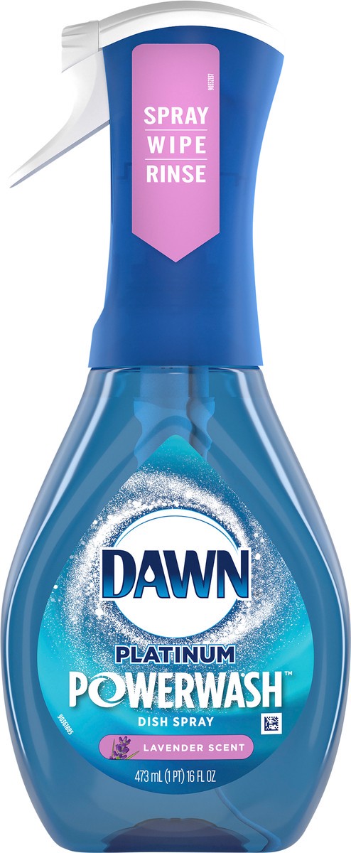 slide 3 of 3, Dawn Platinum Powerwash Dish Spray, Dish Soap, Lavender Scent Starter Kit, 16oz, 1 pint