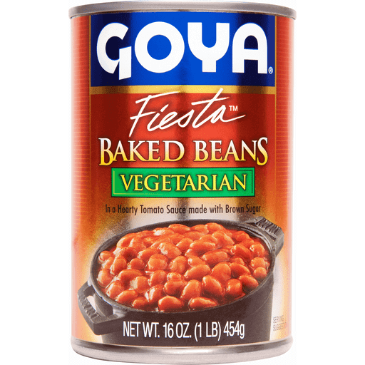 slide 1 of 1, Goya Fiesta Baked Beans Vegetarian, 16 oz