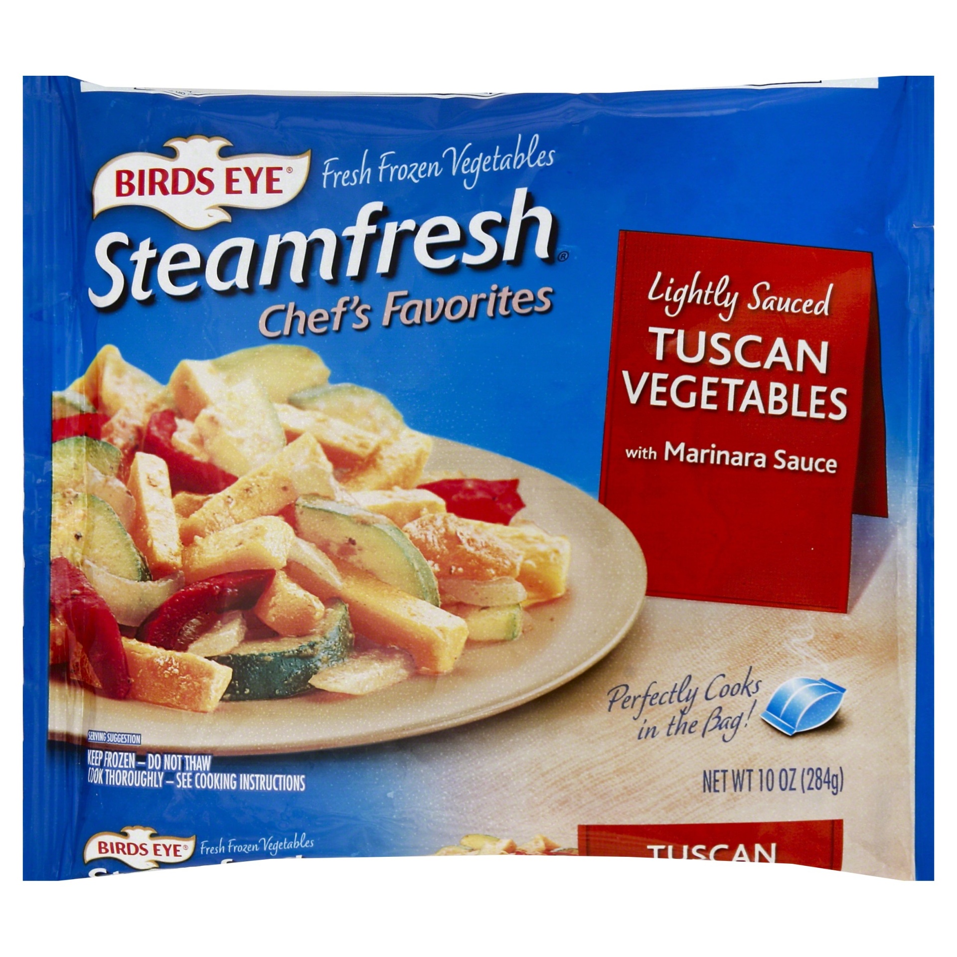 slide 1 of 1, Birds Eye Steamfresh Chef's Favorites Lightly Sauced Tuscan Vegetables, 10 oz