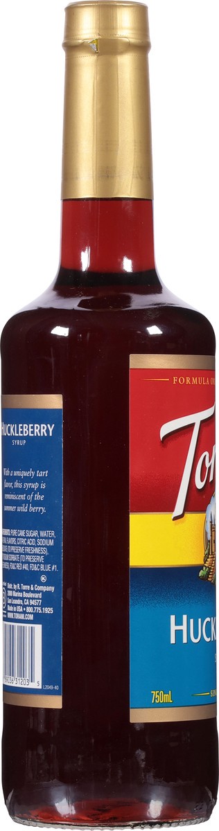 slide 9 of 13, Torani Huckleberry Syrup 25.4 fl oz, 25.4 fl oz