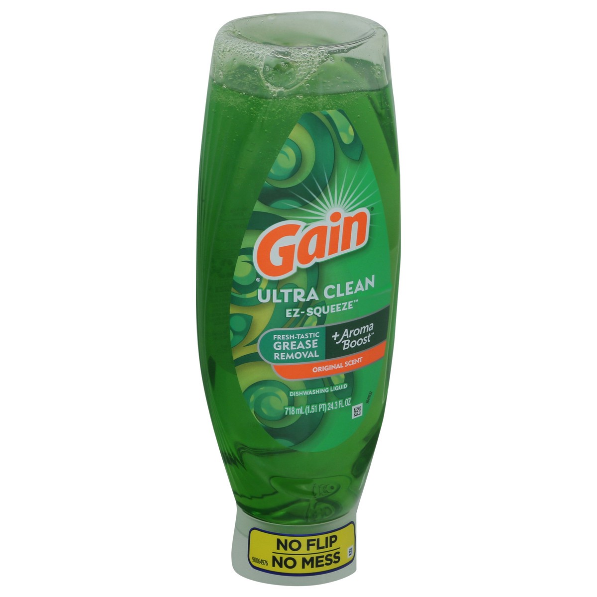 slide 5 of 9, Gain EZ-Squeeze Dishwashing Liquid Dish Soap, Original Scent, 24.3 fl oz