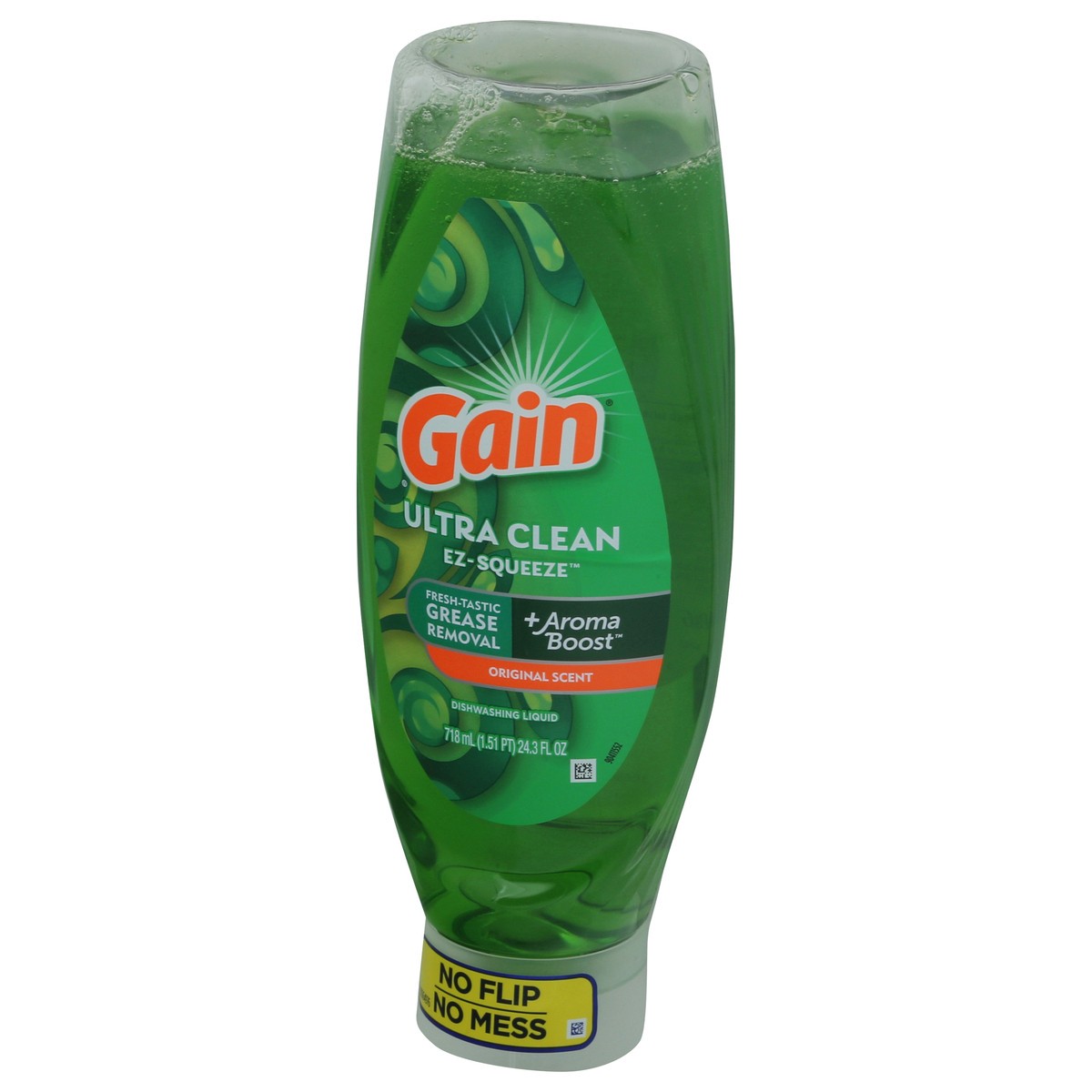 slide 3 of 9, Gain EZ-Squeeze Dishwashing Liquid Dish Soap, Original Scent, 24.3 fl oz