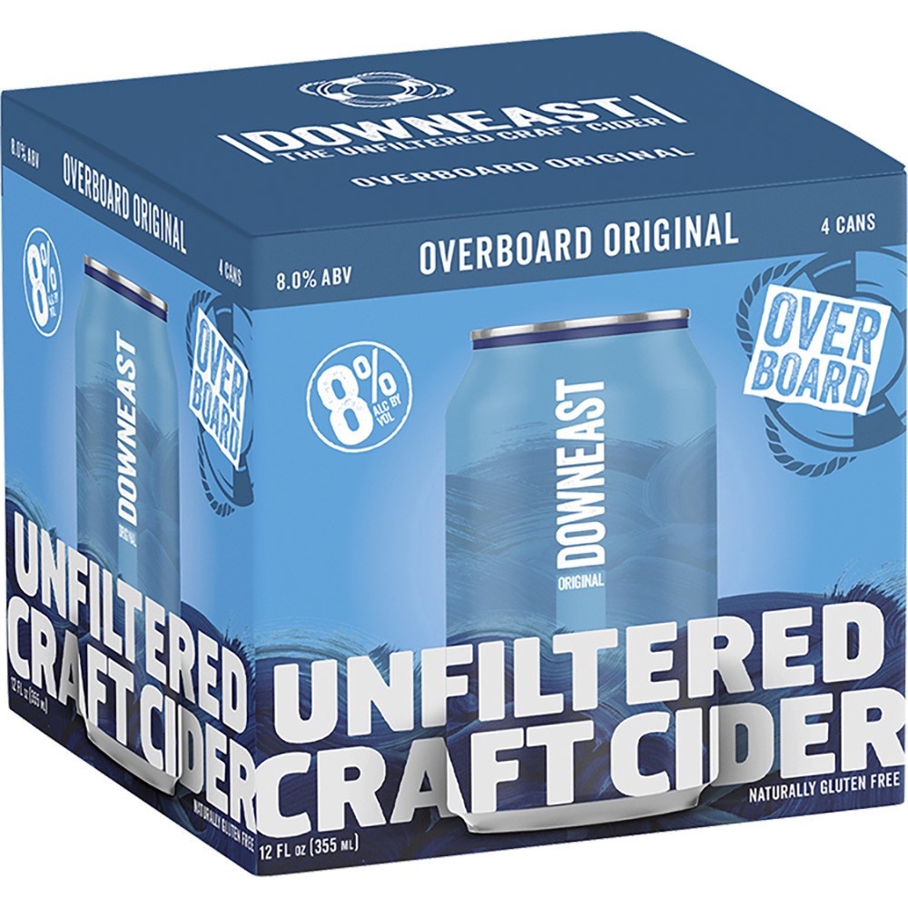 slide 1 of 1, Downeast Overboard, 4 ct; 12 oz