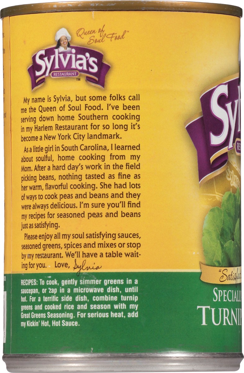 slide 5 of 9, Sylvia's Turnip Greens, 14 oz