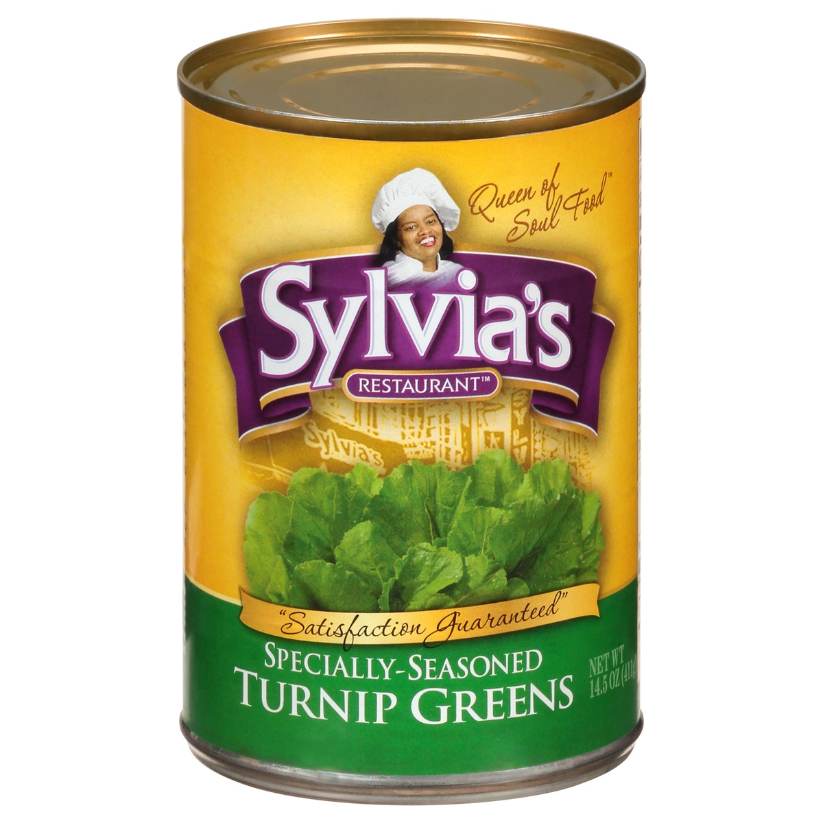 slide 1 of 1, Sylvia's Turnip Greens, 14.5 oz