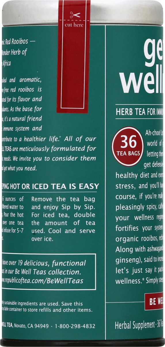slide 3 of 12, Be Well Teas Be Well Bags Get Wellness Herb Tea - 36 ct, 36 ct