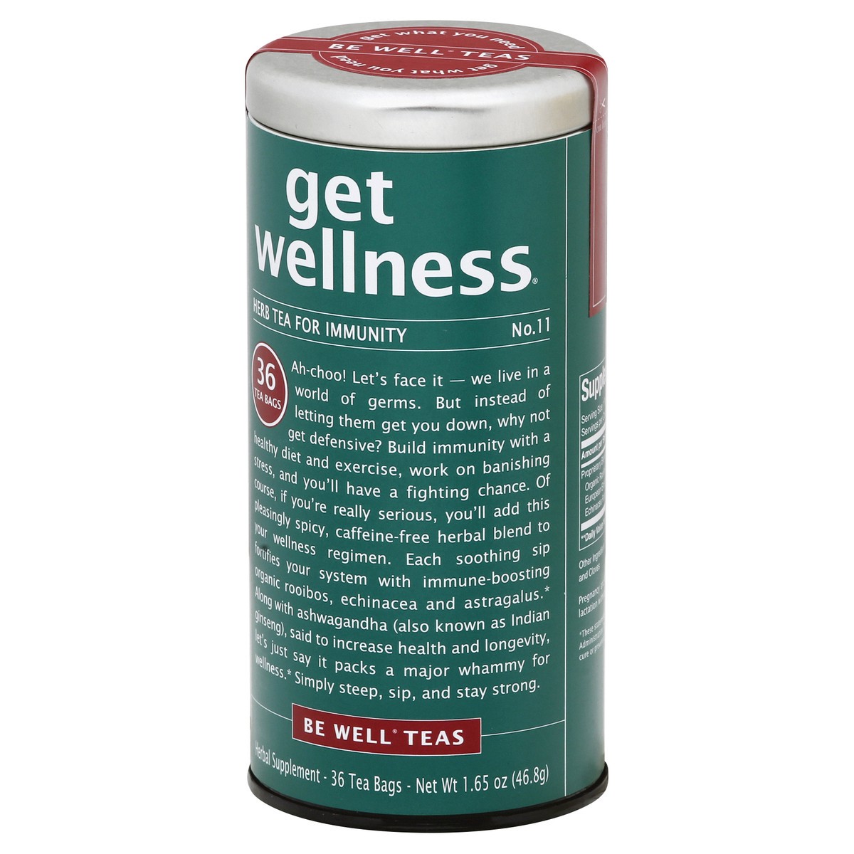 slide 5 of 12, Be Well Teas Be Well Bags Get Wellness Herb Tea - 36 ct, 36 ct