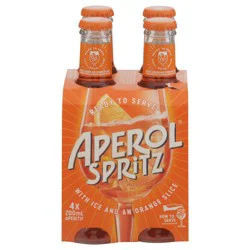 Aperol Spritz Aperitif Liqueur 4 - 200 ml Bottles