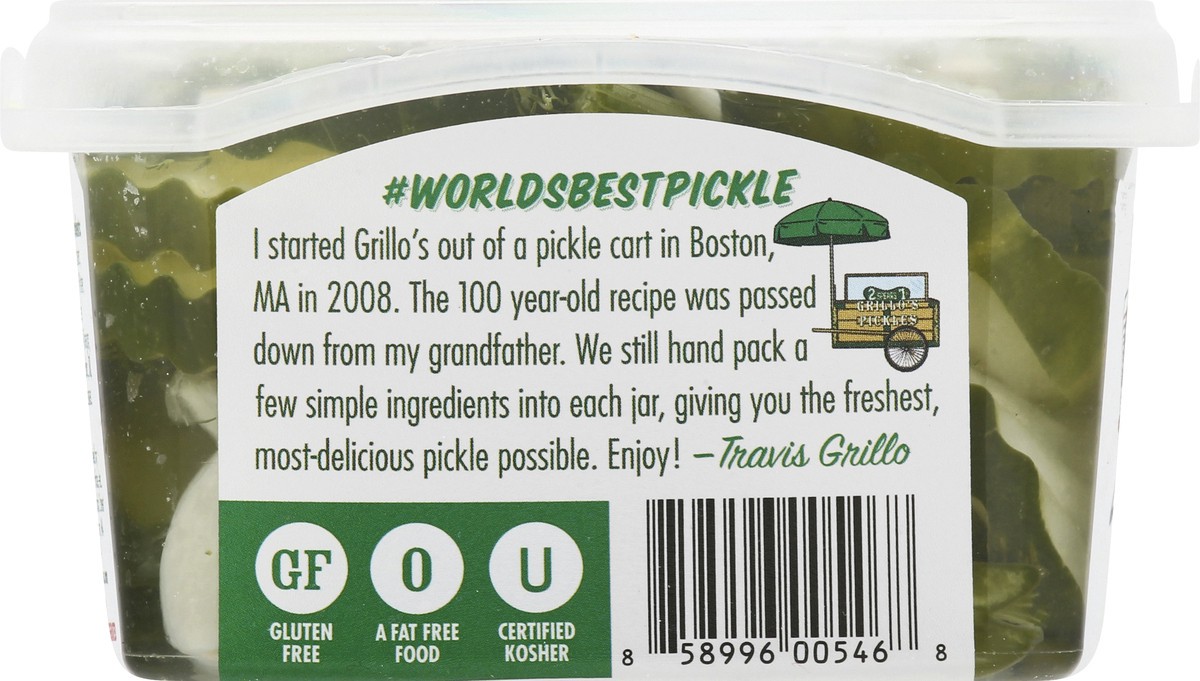 slide 5 of 13, Grillo's Pickles Pickle Chips, 12 fl oz