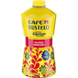 Café Bustelo Unsweetened Espresso-Style Iced Coffee, 40-Oz. Bottle
