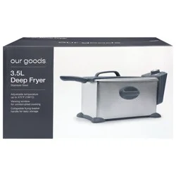 Our Goods 3.5 L Stainless Steel Deep Fryer 1 Each