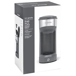 our goods Single Serve Coffee Maker - Pebble Gray
