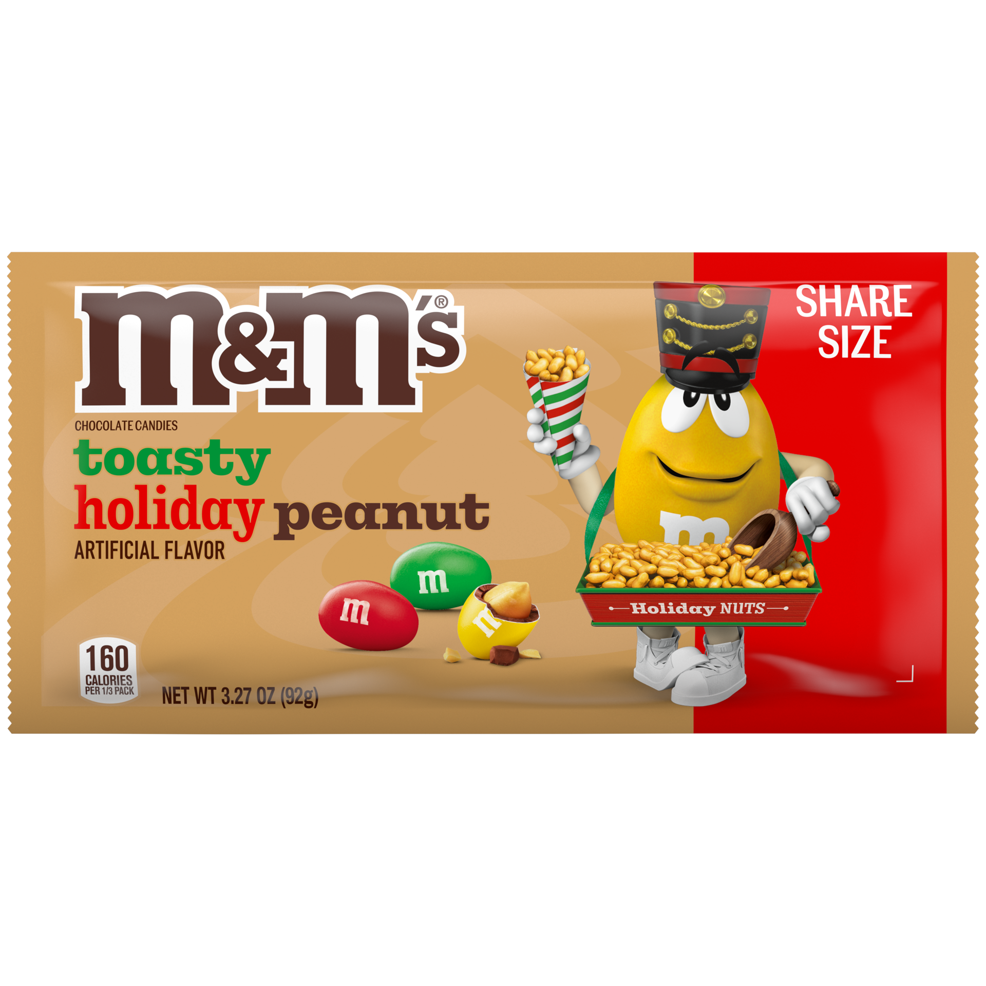 slide 1 of 8, M & M M&m Toasty Peanut, 3.27 oz