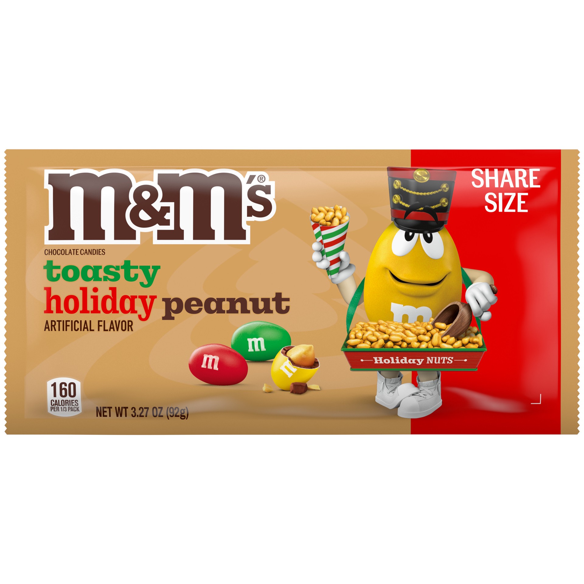 slide 1 of 8, M & M M&m Toasty Peanut, 3.27 oz