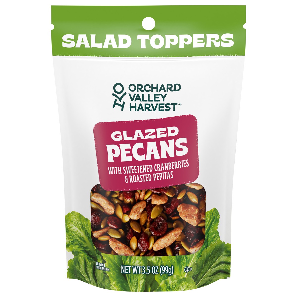 slide 1 of 9, Orchard Valley Harvest Glazed Pecans Salad Toppers 3.5 oz, 3.5 oz