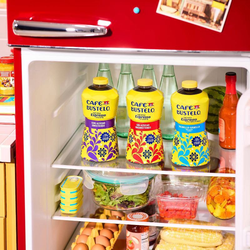 slide 5 of 7, Café Bustelo Sweetened Iced Coffee, 40-Oz. Bottle, 40 fl oz