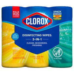 Clorox Disinfecting Wipes Value Pack, Cleaning Wipes, 35 Count Each, Pack of 3 (30112) (Package May Vary)