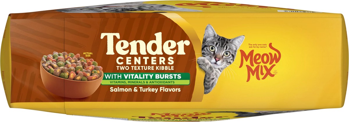 slide 5 of 14, Meow Mix Cat Food Tender Center Salmon & Turkey With Vitality Bites 14.2Lb, 227.2 oz