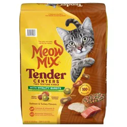 Meow Mix Tender Centers Salmon & Turkey With Vitality Bites 14.2 lb