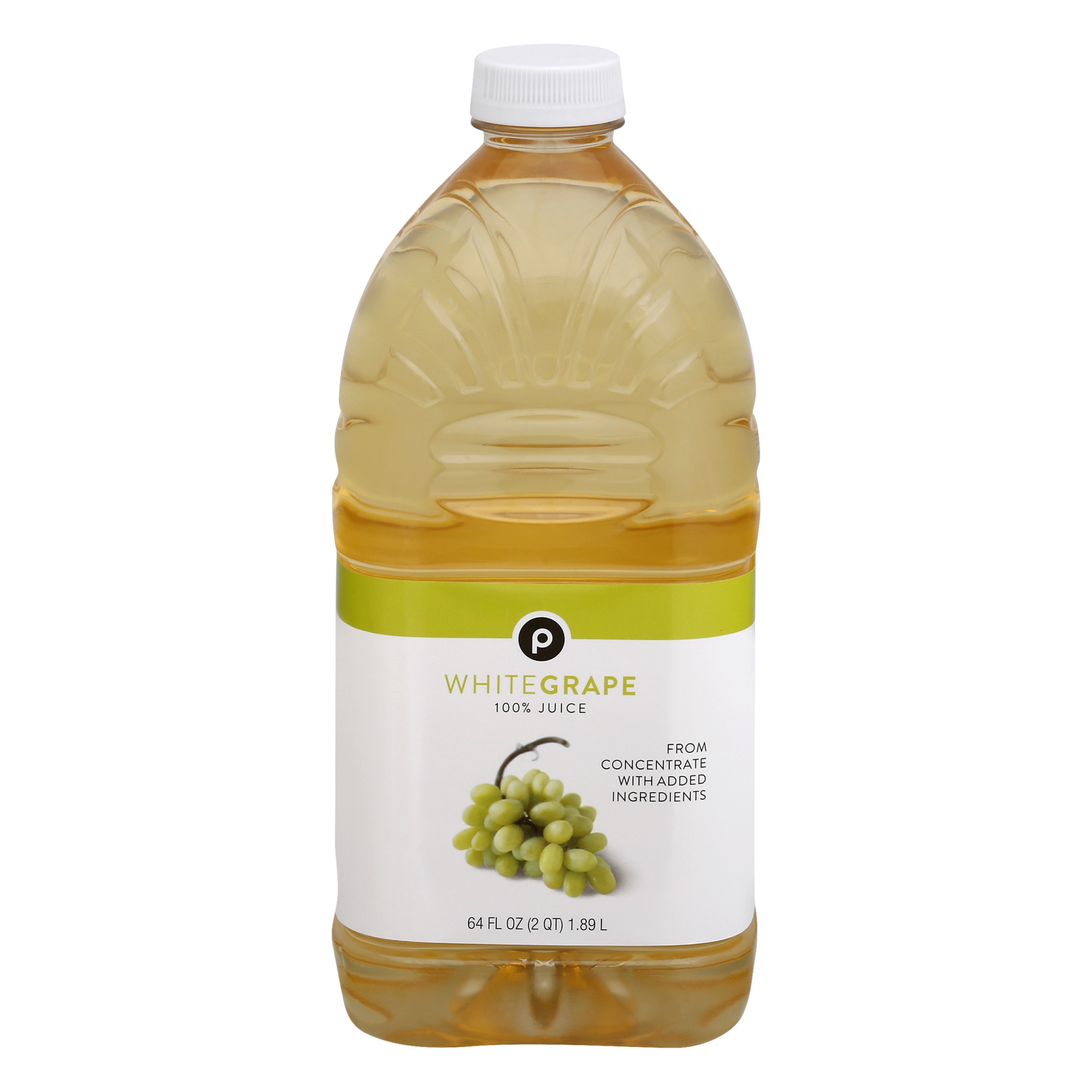 slide 1 of 1, Publix White Grape 100% Juice - 64 oz, 64 oz