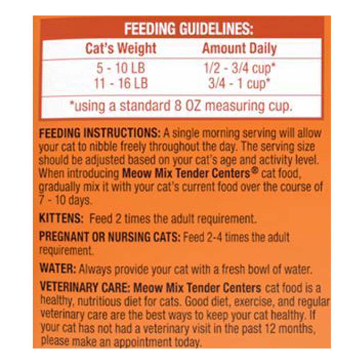 slide 8 of 14, Meow Mix Cat Food Tender Centers Salmon & White Mewt Chicken 14.2Lb, 227.2 oz