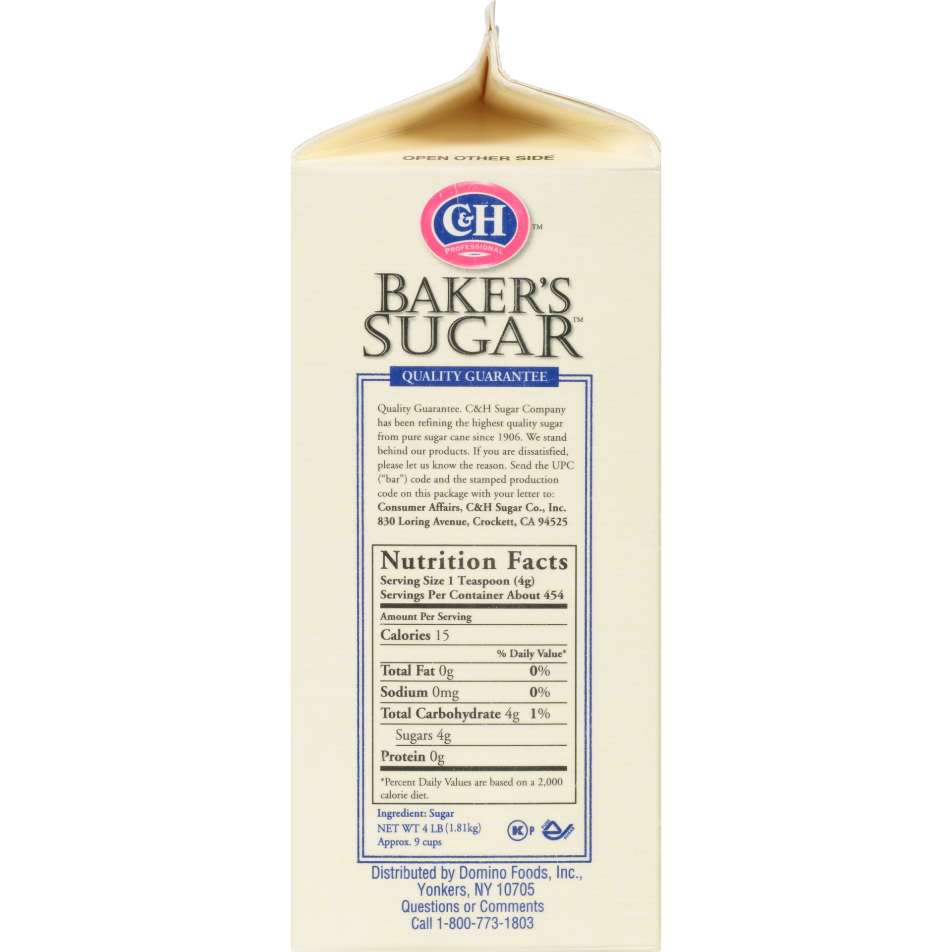 C&H Baker's Sugar 4 lb | Shipt