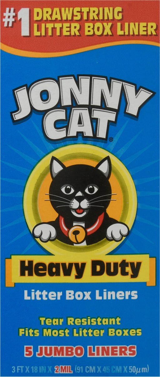 slide 11 of 12, Jonny Cat Jumbo Heavy Duty Litter Box Liners 5 ea Box, 5 ct