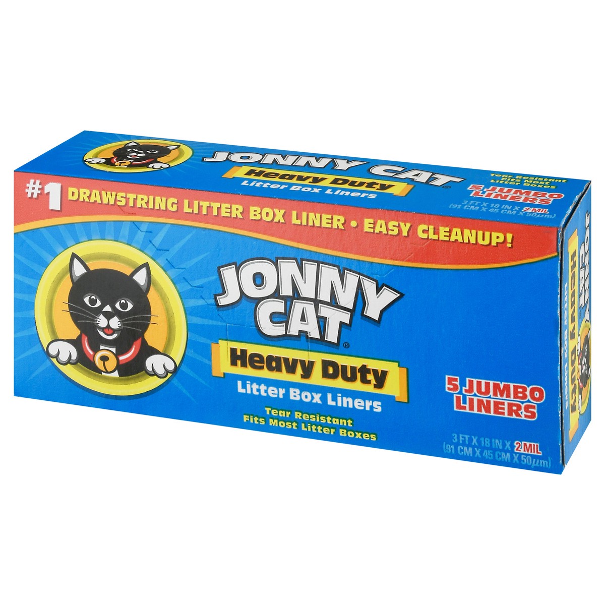 slide 8 of 12, Jonny Cat Jumbo Heavy Duty Litter Box Liners 5 ea Box, 5 ct