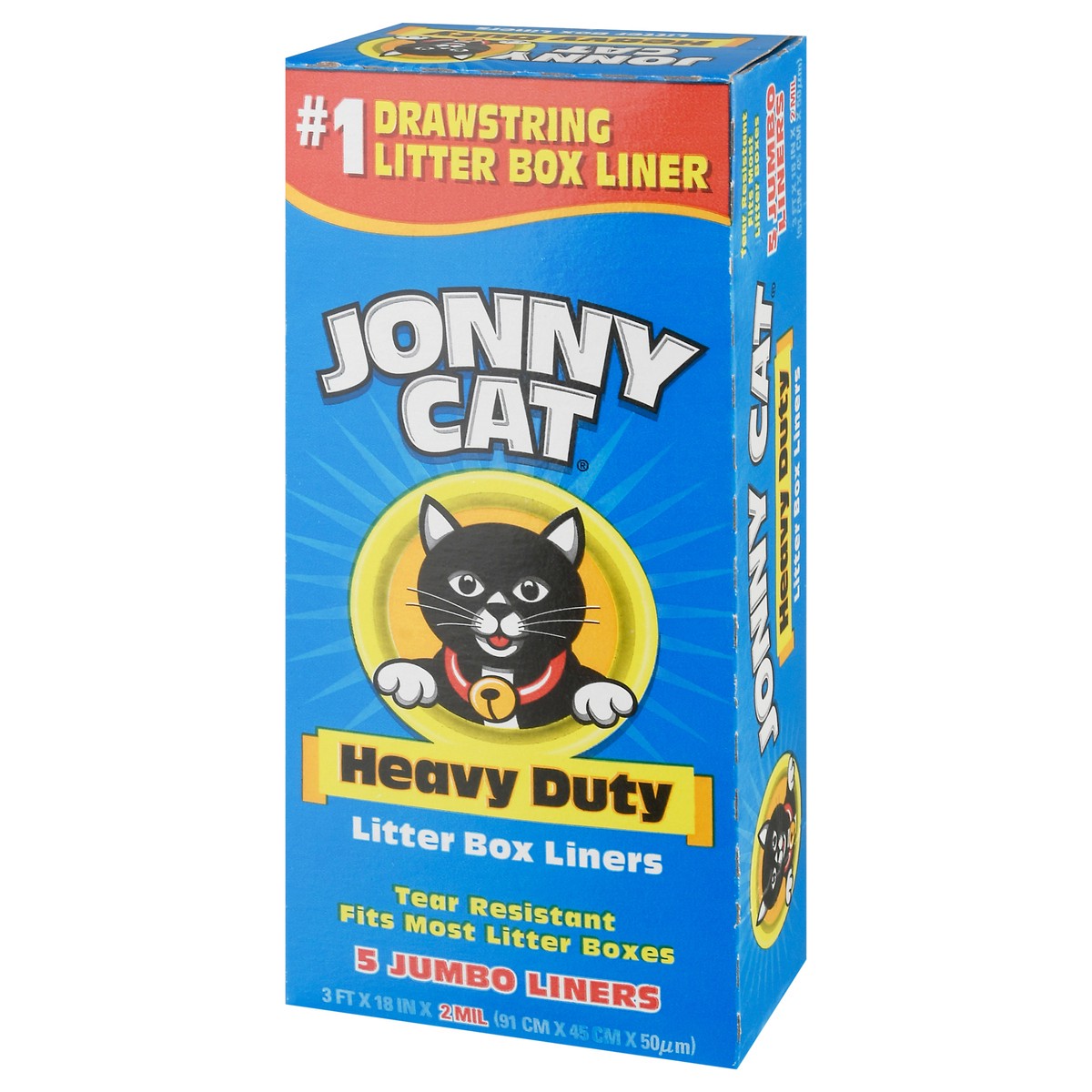 slide 6 of 12, Jonny Cat Jumbo Heavy Duty Litter Box Liners 5 ea Box, 5 ct