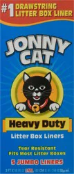 Jonny Cat Jumbo Heavy Duty Litter Box Liners 5 ea Box