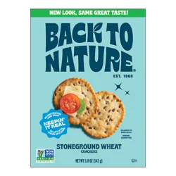 Back to Nature Stoneground Wheat Crackers